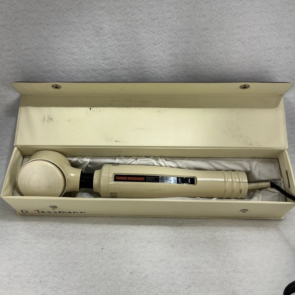 Vintage Tamiko Vibrating Muscle Massager F-88R Two Speed In Original Case- Works